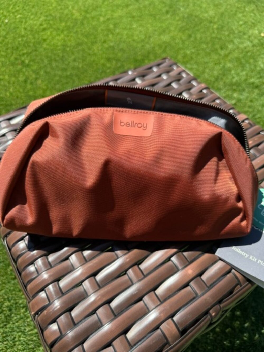 Bellroy Rust Brown Travel Dopp Kit